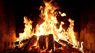 🔥 Cozy Fireplace 4K. Fireplace with Crackling Fire Sounds. Fireplace 4K UHD