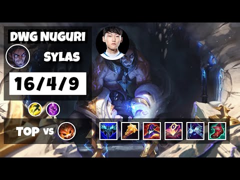 Nuguri Sylas 11.6 S11 Gameplay Challenger Top (16/4/9) - KOREAN
