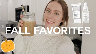 fall products i've been loving this month!! fashion, makeup, skincare, etc. | october 2021