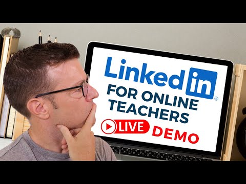LinkedIN Tips for Online Teachers (LinkedIN Tutorial for ... - YouTube