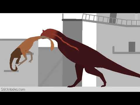 Carnotaurus kills Gallimimus