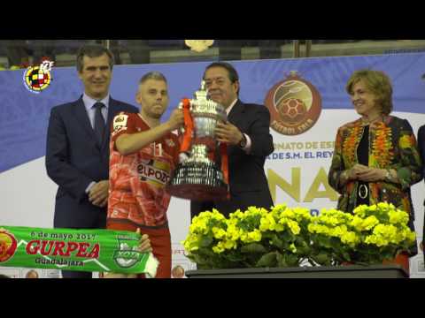 ¡Mira la celebración de ElPozo Murcia tras conquistar la Copa del Rey de fútbol sala!