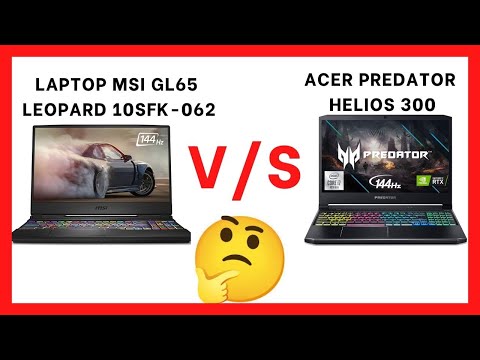 acer predator helios 300 vs msi gl65