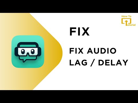 How to Fix Audio Lag / Delay on  Stream labs OBS