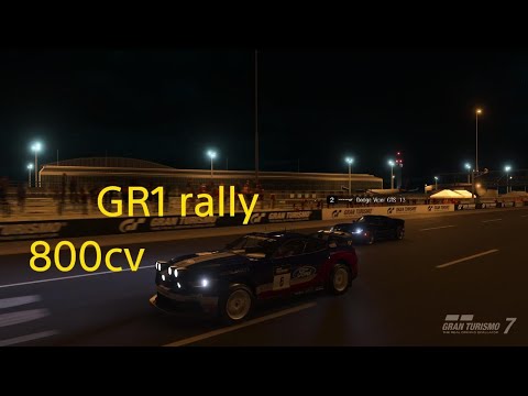 GT7. Duelo de 400m entre un ford Mustang GR1 y un Dodge Viper GTS