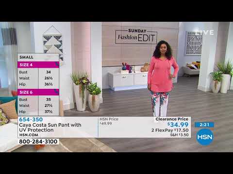 Caya Costa Sun Pant with UV Protection