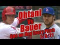 Shohei Ohtani Vs Trevor Bauer - Every Pitch One On One - Angels vs Dodgers 5/9/21 大谷 翔平