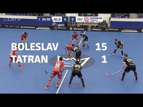 Highlights: Technology Florbal MB - Tatran Teka Střešovice 15:1