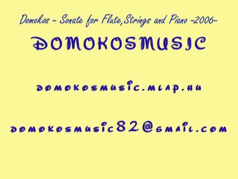 Domokos - Sonate for Flute,Strings and Piano