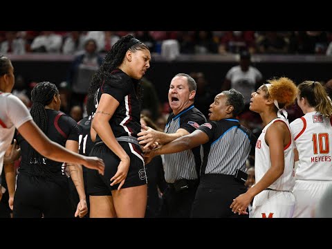 South Carolina-Maryland: Bri McDaniel and Kierra Fletcher need to be broken up after fracas