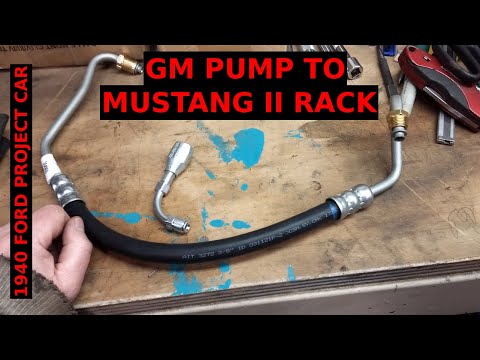 Matching up a GM power steering pump to a Mustang II rack