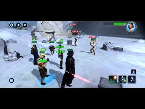 GAC: DV (Thrawn Lead) vs Rey = FAIL | SWGoH