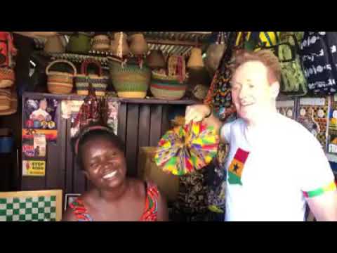 A hack by Conan O'Brien to make Ghanaian people happy