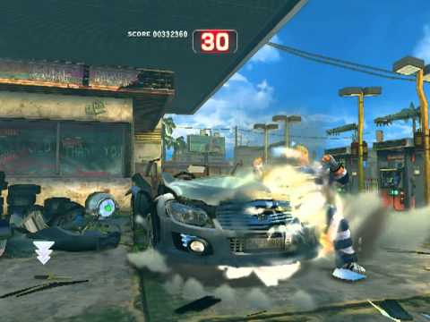 SSF4AE Bonus Stage(Car Wrecking)