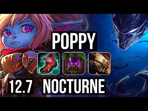 POPPY vs NOCTURNE (JNG) | 5/0/10, 1.0M mastery, 300+ games | EUW Diamond | 12.7