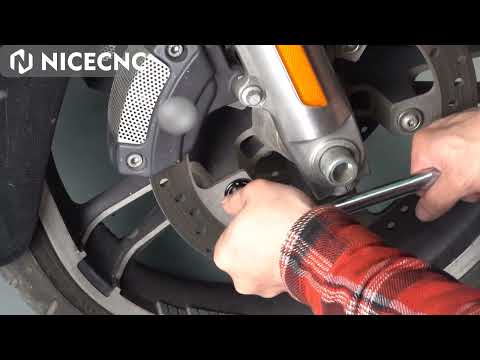 NICECNC | How to install A Brand New Front Brake Rotor Disc Hardware Bolts Kit for Harley