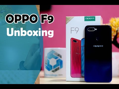 oppo F9 unboxing | water drop screen | first look | Urdu |