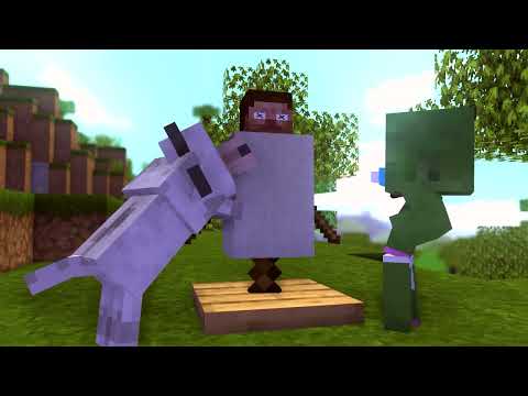 Poor mini Zombie Life - Minecraft Animation