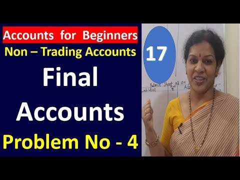 1 Non Trading Accounts Introduction
