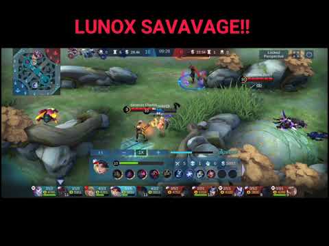 LUNOX SAVAGE!! -Bang Bang Mobile Legends.