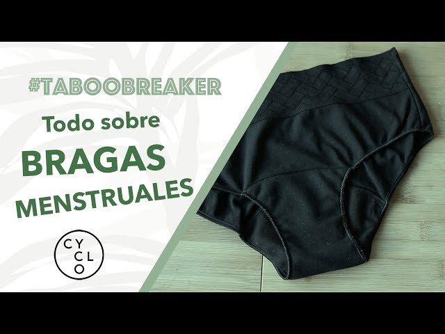 Vídeo relacionado con ZENAPHYR Bragas Menstruales Negras Ecológicas - Bragas de Mujer de protección Absorbente y Lavable - Ropa Interior Mujer Ecológica para el periodo - Lote de 3 - S