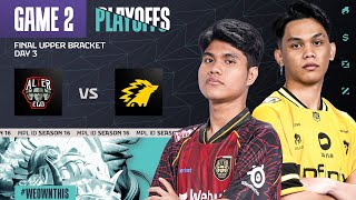 Download lagu ALTER EGO vs ONIC | Playoffs Day 3 | Game 2 | #MPLIDS16 mp3 Download lagu ALTER EGO vs ONIC | Playoffs Day 3 | Game 2 | #MPLIDS16 mp3
