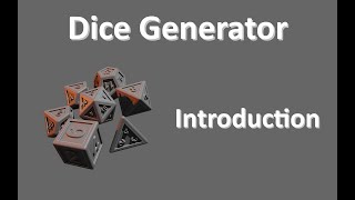 Dice Generator Introduction
