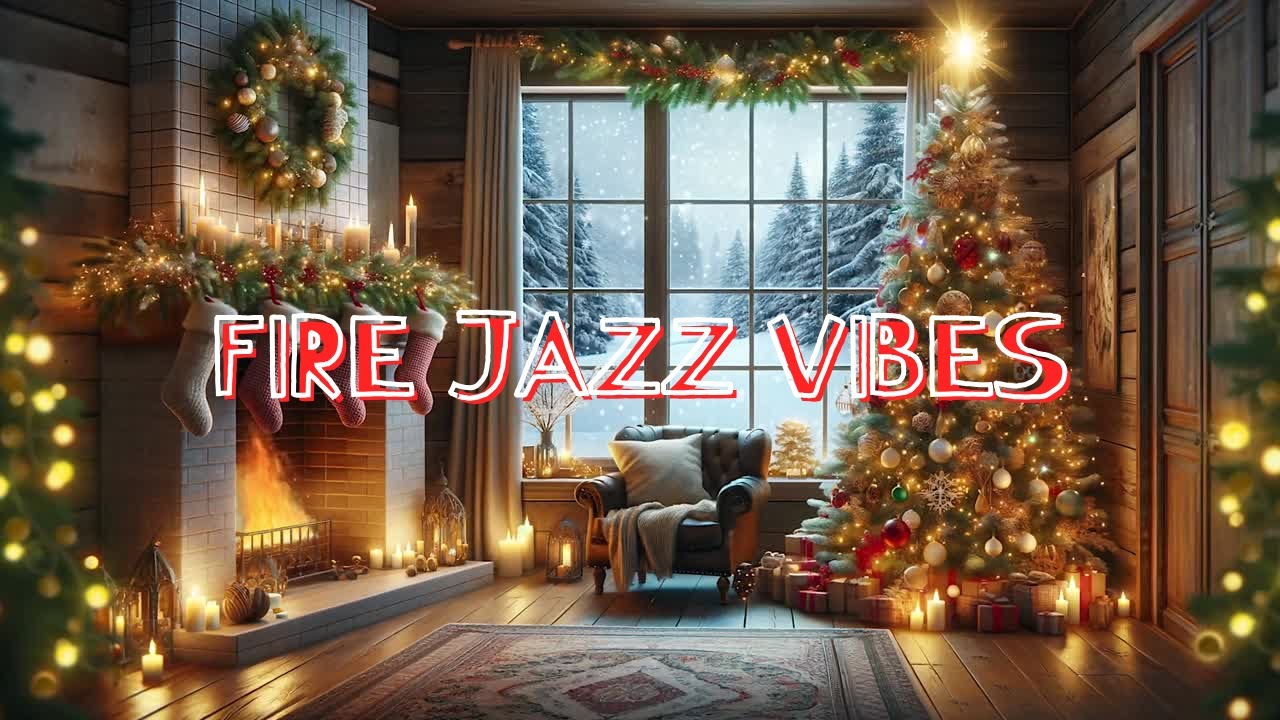 Cozy Up with Lo-Fi Christmas Jazz by the Fireplace