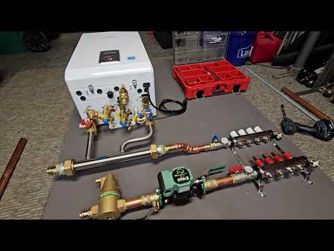 In Floor Radiant Heat - Boiler System Build