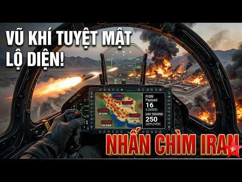 Mỹ bung lụa 3 loại vũ khí mới, huyền bí nhấn chìm Iran trong biển lửa, thù hận