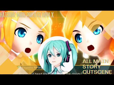[Hatsune Miku Project Diva X]All Main story Cutscene