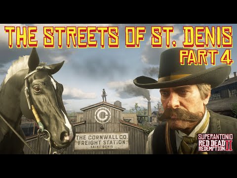 Exploring The Docks By Night, and An Impossible Jump, The Streets of St  Denis Part 4, in RDR2
