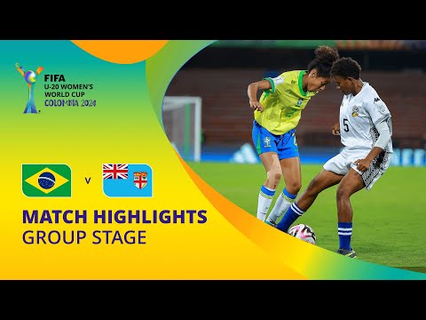Brazil v Fiji | FIFA U-20 Women's World Cup Colombia 2024 | Match Highlights