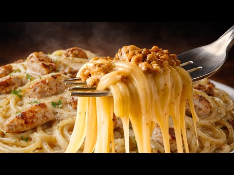 Easy Chicken Alfredo Pasta Recipe | Homemade Creamy Sauce