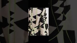 Vídeo Vestido Chemisier Estampado Artsy Cantão
