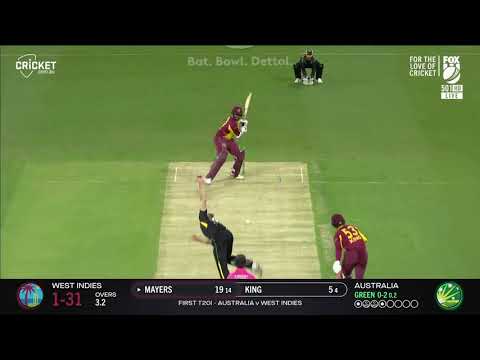 Kyle Mayers best shot vs Australia