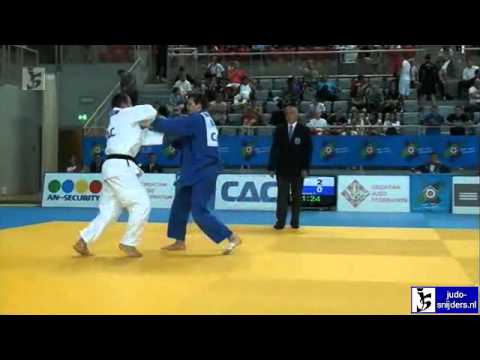 Judo 2012 European Championship Juniors: Rasullu (AZE) - Pozhar (UKR) [- 81kg] rep