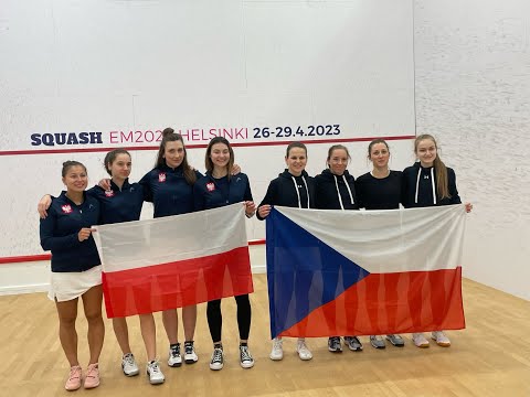 ESF European Team Division 1 & 2 Squash Championships 2023 - Poland vs Czech Republic