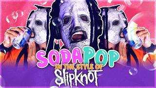 Soda Pop from KPop Demon Hunters (In the style of Slipknot)