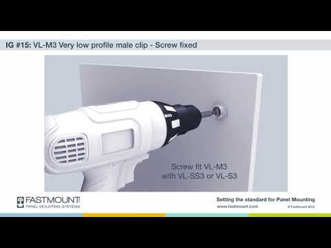 Installation Very Low Profile Range VL-03  -  FASTMOUNT