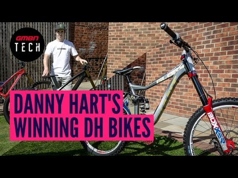 Danny Hart's Most Iconic Downhill Mountain Bikes | DH Pro Bike Check