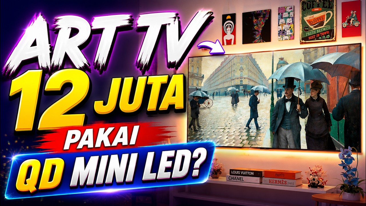 Art TV Pertama di Indonesia dengan QD-Mini LED! | TCL A400 Pro Review