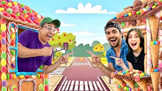 Quem faz a melhor casa de DOCES ? Luccas VS Gi VS Roni