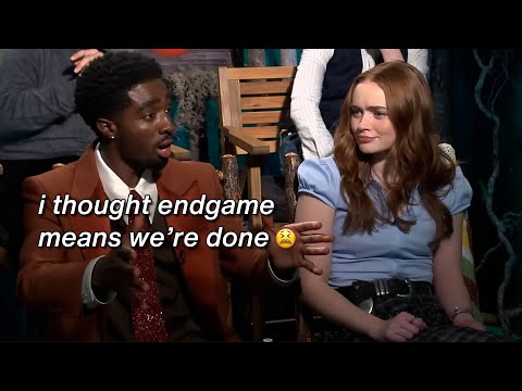 Sadie Sink and Caleb McLaughlin giving us irl Lumax like it's muscle memory | pt 2