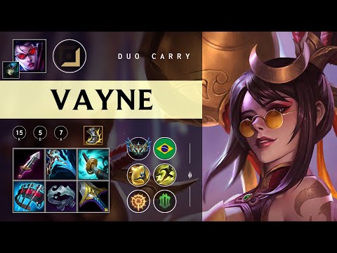 Vayne ADC vs Kog'Maw - BR Challenger Patch 26.02