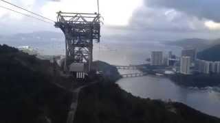 preview picture of video 'Hongkong ngongping 360 Cable car timelapse.'