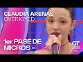 “OVERJOYED”- CLAUDIA ARENAS | PRIMER PASE DE  MICROS de la GALA 11 | #OT2025