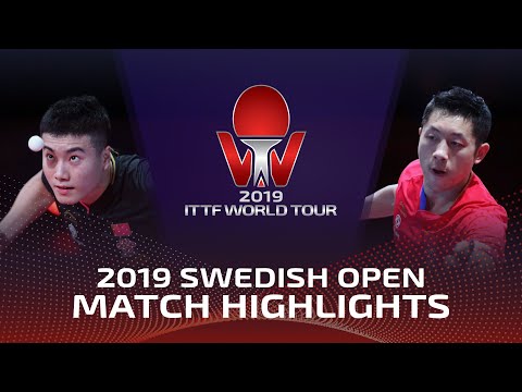 [ 2019 ITTF Swedish Open ]  Xu Xin vs Liang Jingkun  2019.10.5