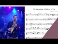 Eric Marienthal - I Believe In You LIVE saxophone sheet music notes for alto sax