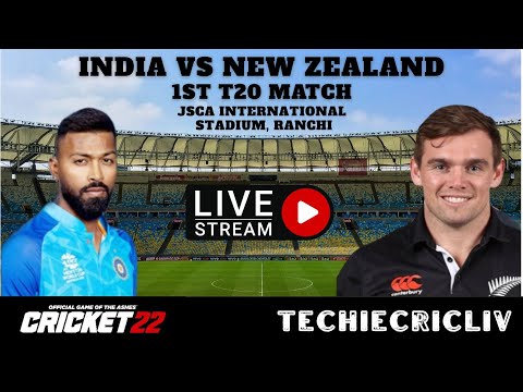 LIVE IND VS NEW ZEALAND 1ST T20 | RANCHI | JSCA INTERNATIONAL STADIUM | #live #indvsnz #indvsnzlive